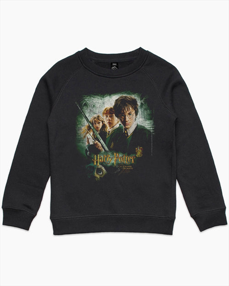 Harry Potter The Chamber Of Secrets Kids Jumper - Black - Size 4/Product Detail/Outerwear