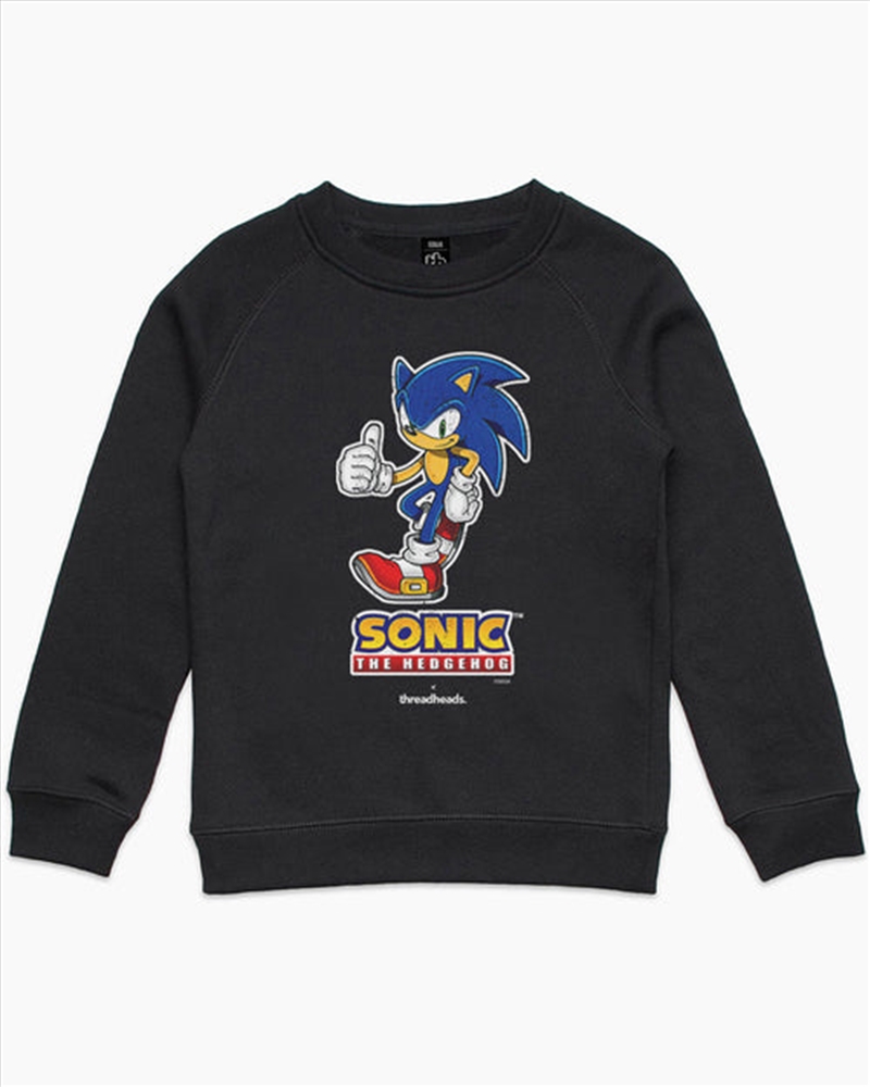 Sonic The Hedgehog Kids Jumper - Black - Size 6/Product Detail/Outerwear