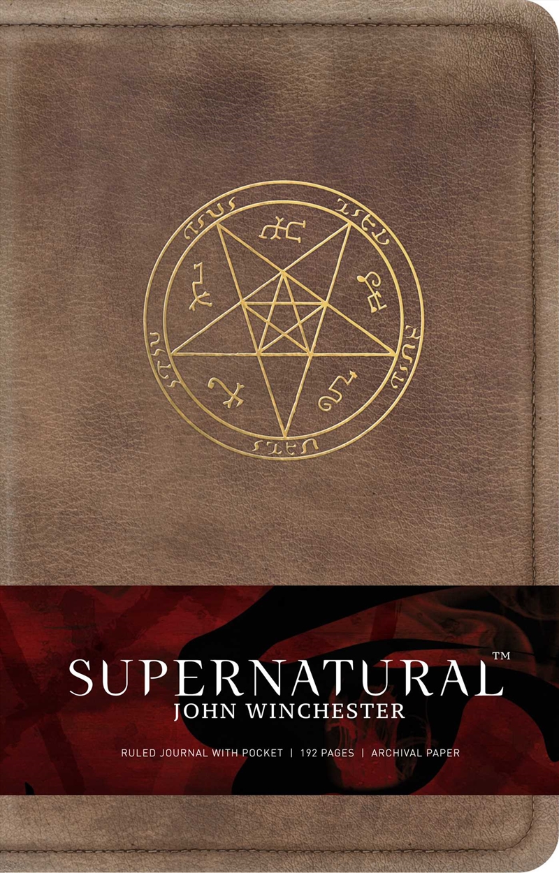 Supernatural: John Winchester Hardcover Ruled Journal/Product Detail/Notebooks & Journals