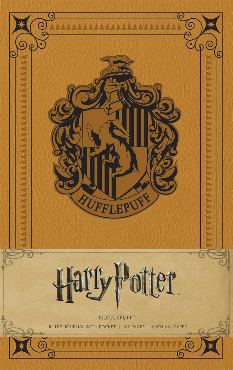 Harry Potter: Hufflepuff Hardcover Ruled Journal/Product Detail/Notebooks & Journals