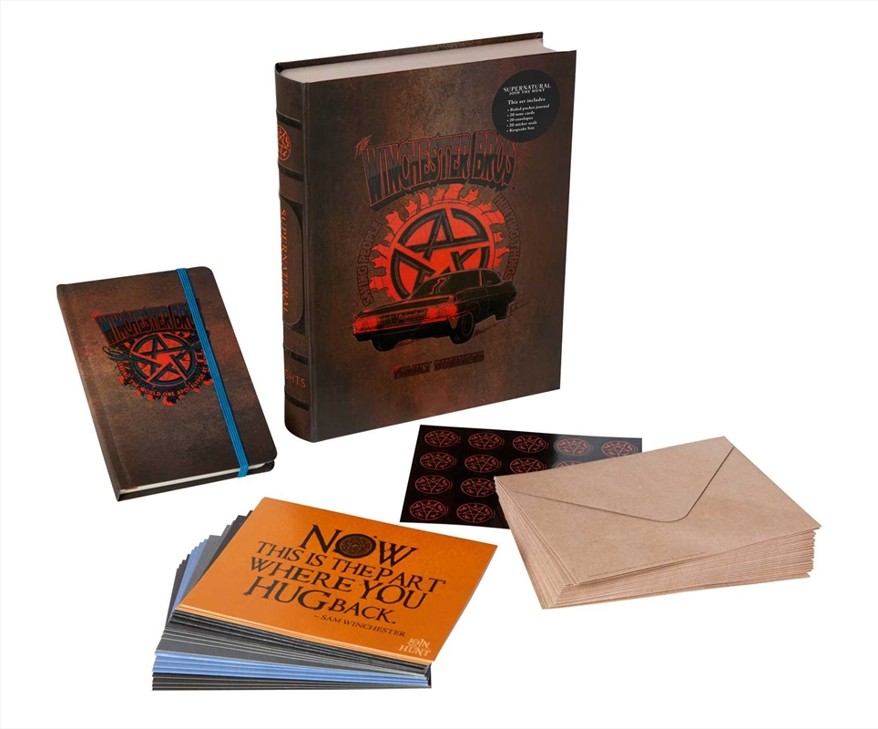 Supernatural Deluxe Note Card Set (With Keepsake Box)/Product Detail/Notebooks & Journals
