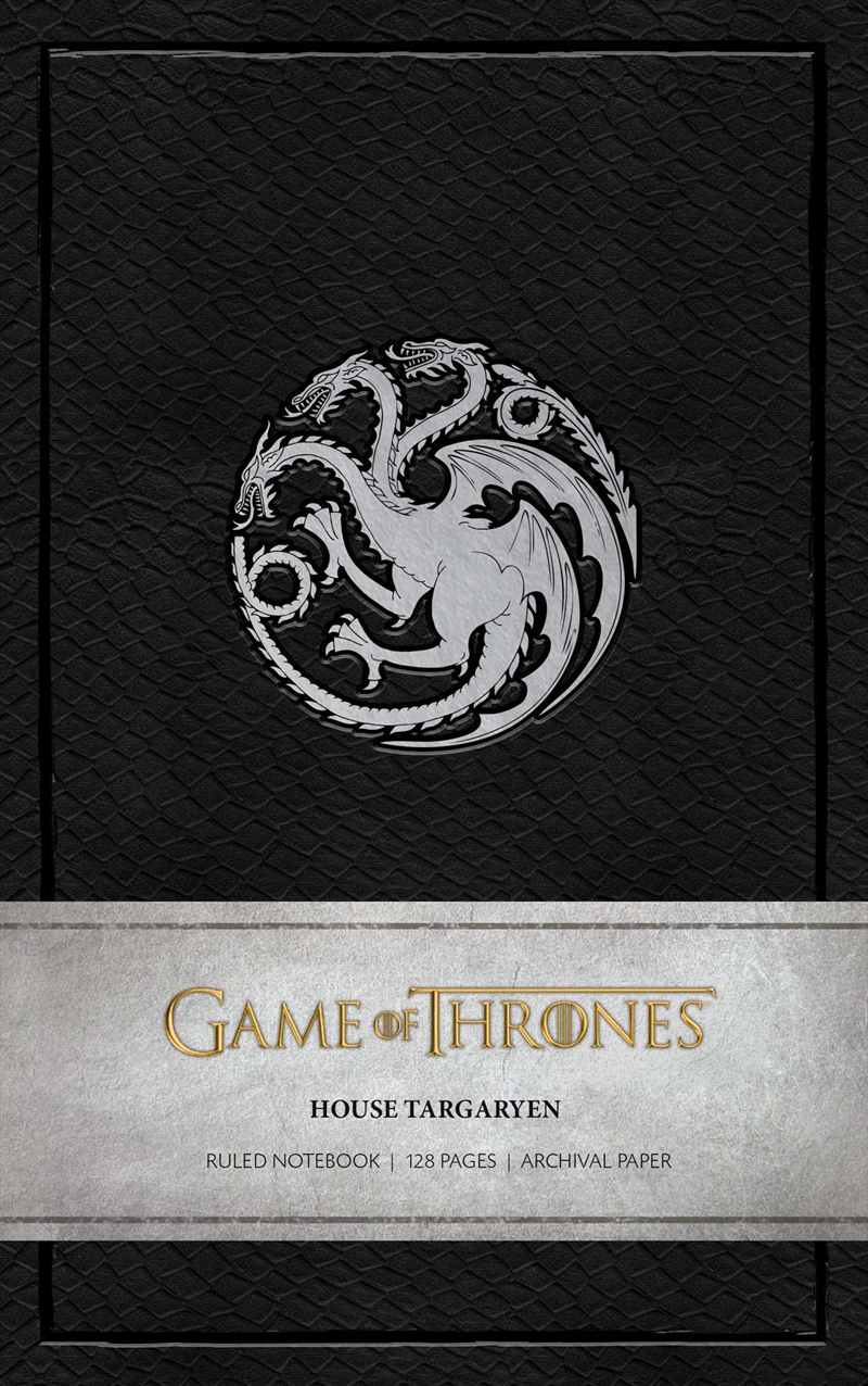 Game of Thrones: House Targaryen Ruled Notebook/Product Detail/Notebooks & Journals