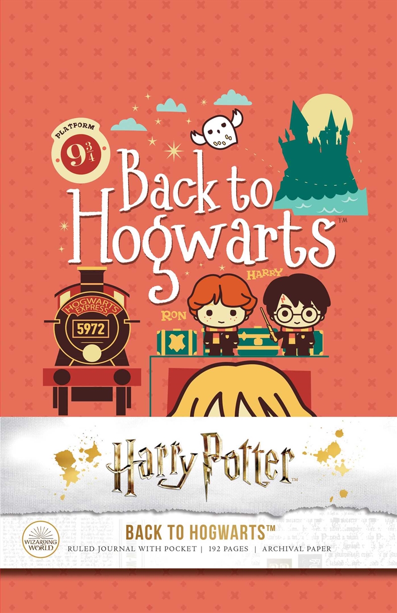 Harry Potter: Back to Hogwarts Hardcover Ruled Journal/Product Detail/Notebooks & Journals