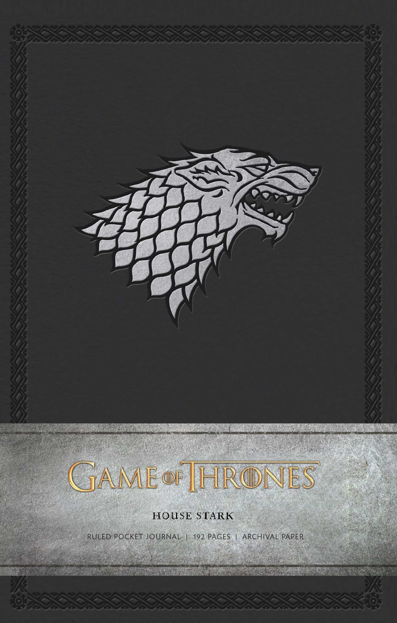 Game of Thrones: House Stark Ruled Pocket Journal/Product Detail/Notebooks & Journals