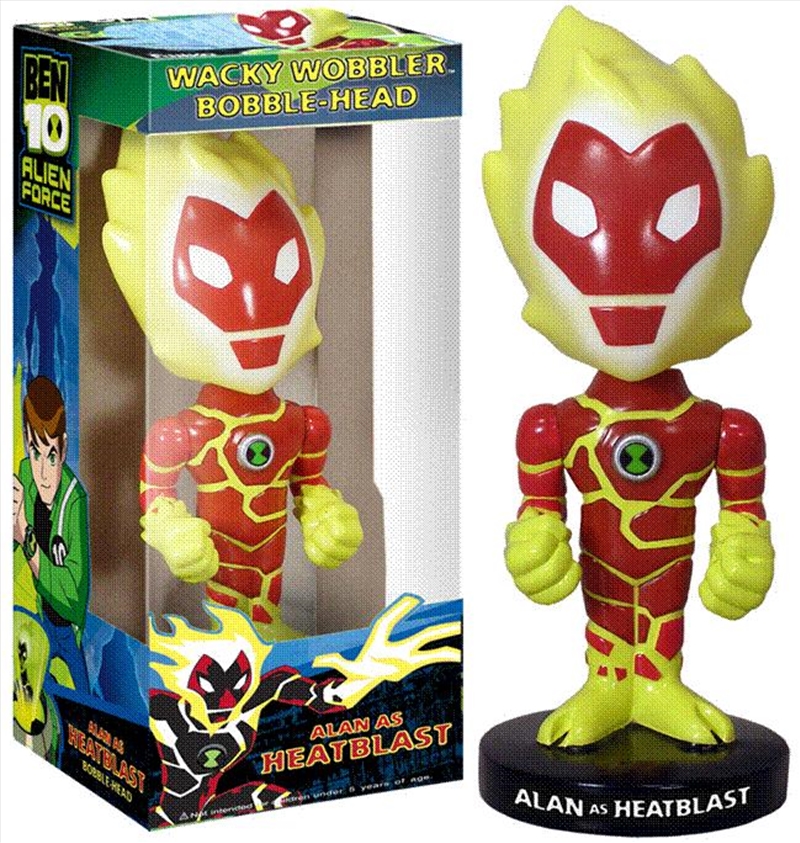Alan as Heatblast Wacky Wobbler/Product Detail/Figurines