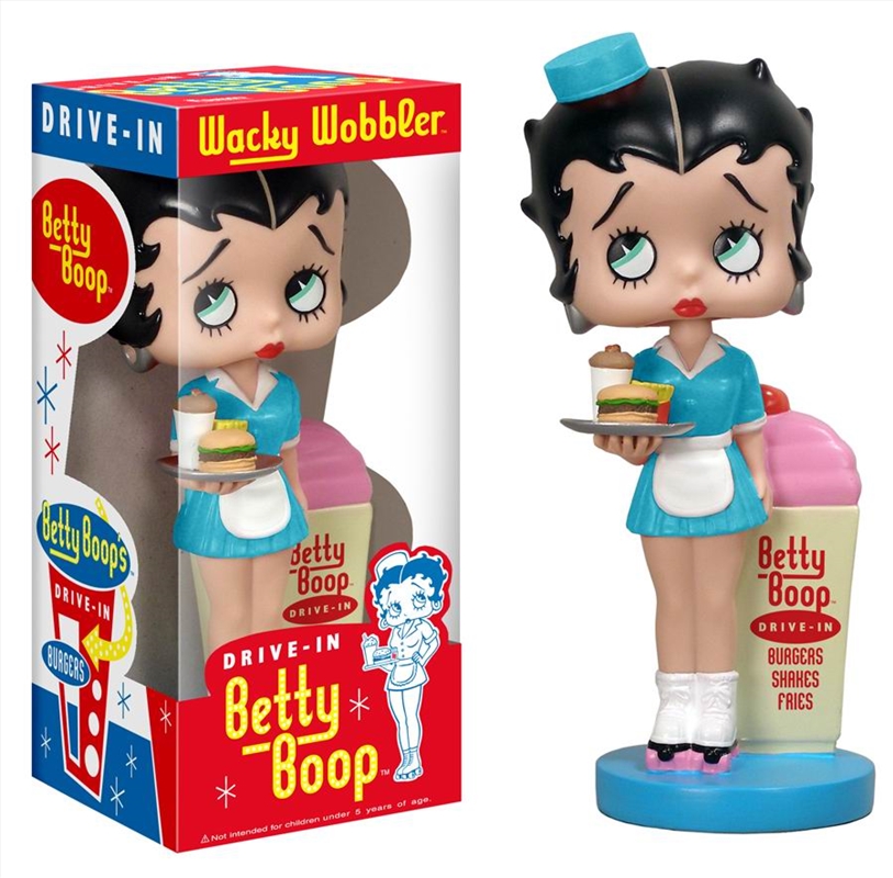 Car Hop Waitress Wacky Wobbler/Product Detail/Figurines