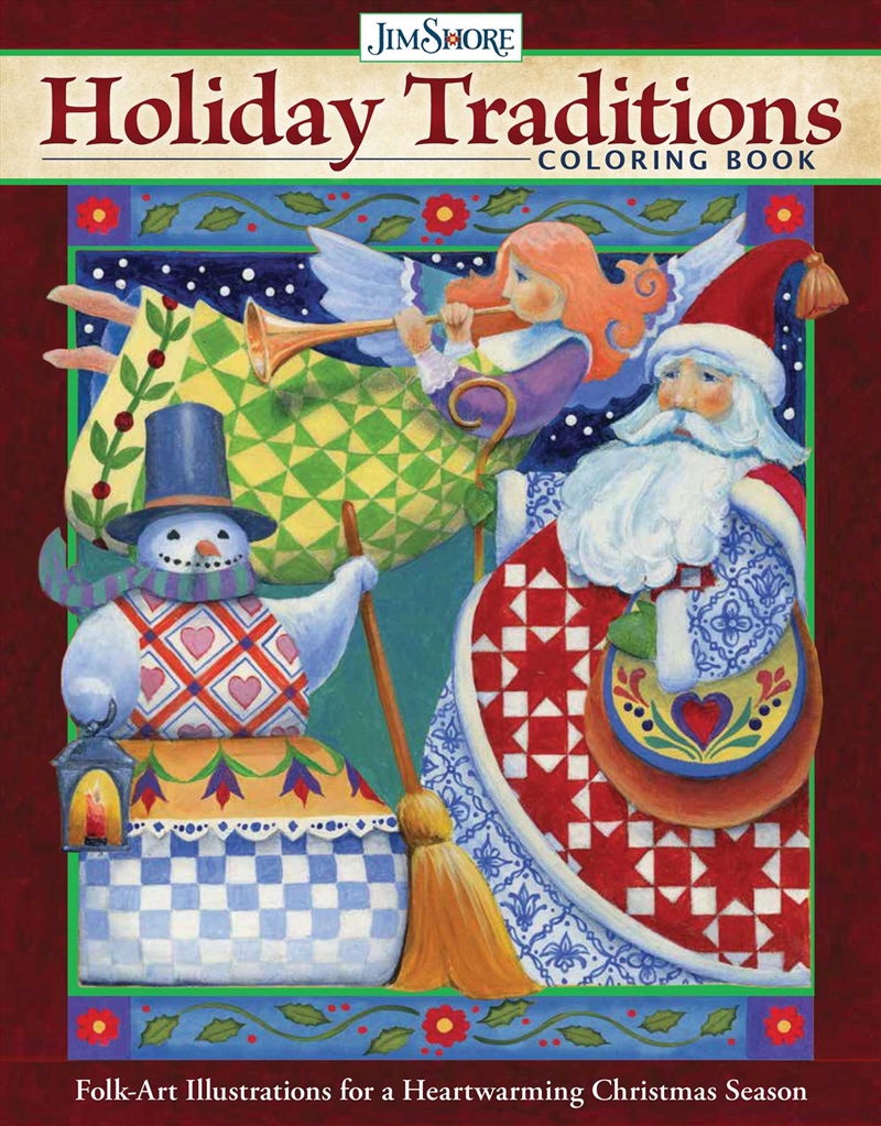 Jim Shore Holiday Traditions Coloring Book/Product Detail/Kids Colouring