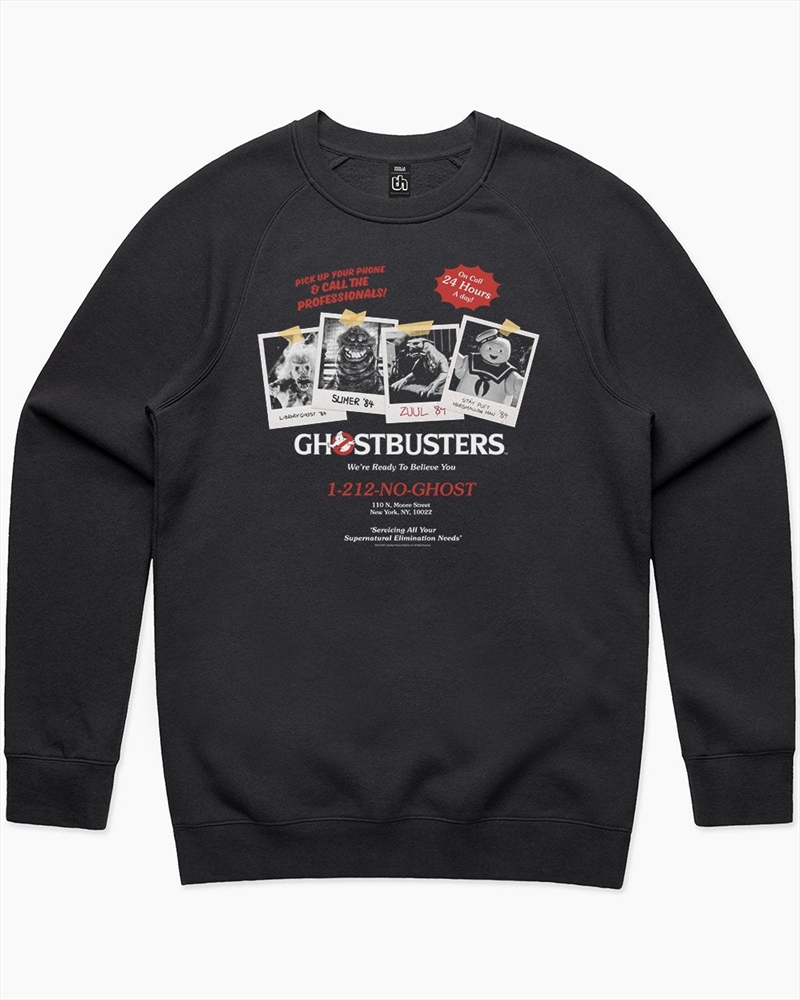 Ghostbusters Company Kids Jumper - Black - Size 12/Product Detail/Outerwear