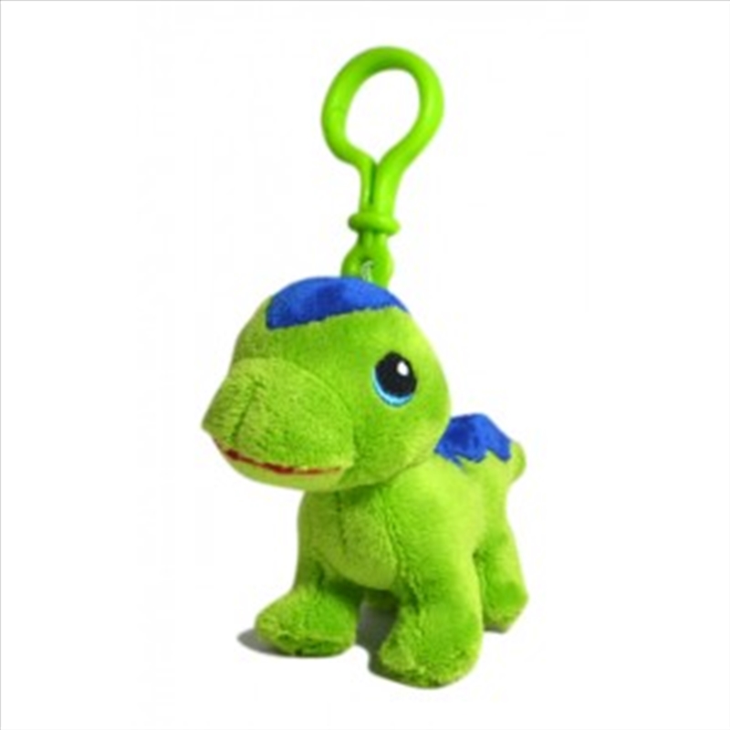 8cm Dino-Mights Bag Tag - Brontosauraus/Product Detail/Keyrings
