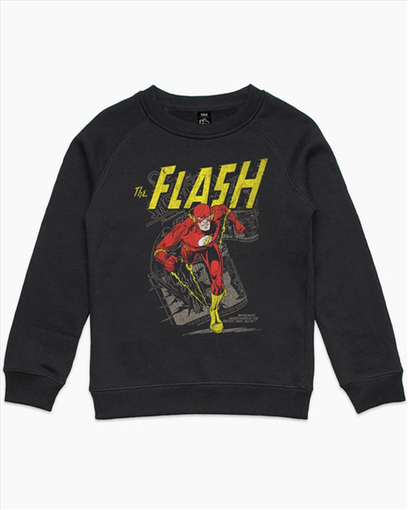 The Flash Kids Jumper - Black - Size 8/Product Detail/Outerwear