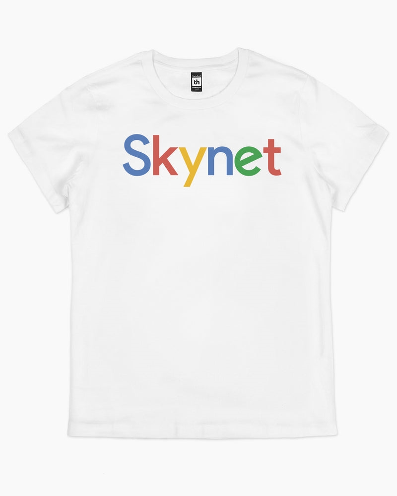 Skynet Google Tshirt - Women's - White - Size L/Product Detail/Shirts