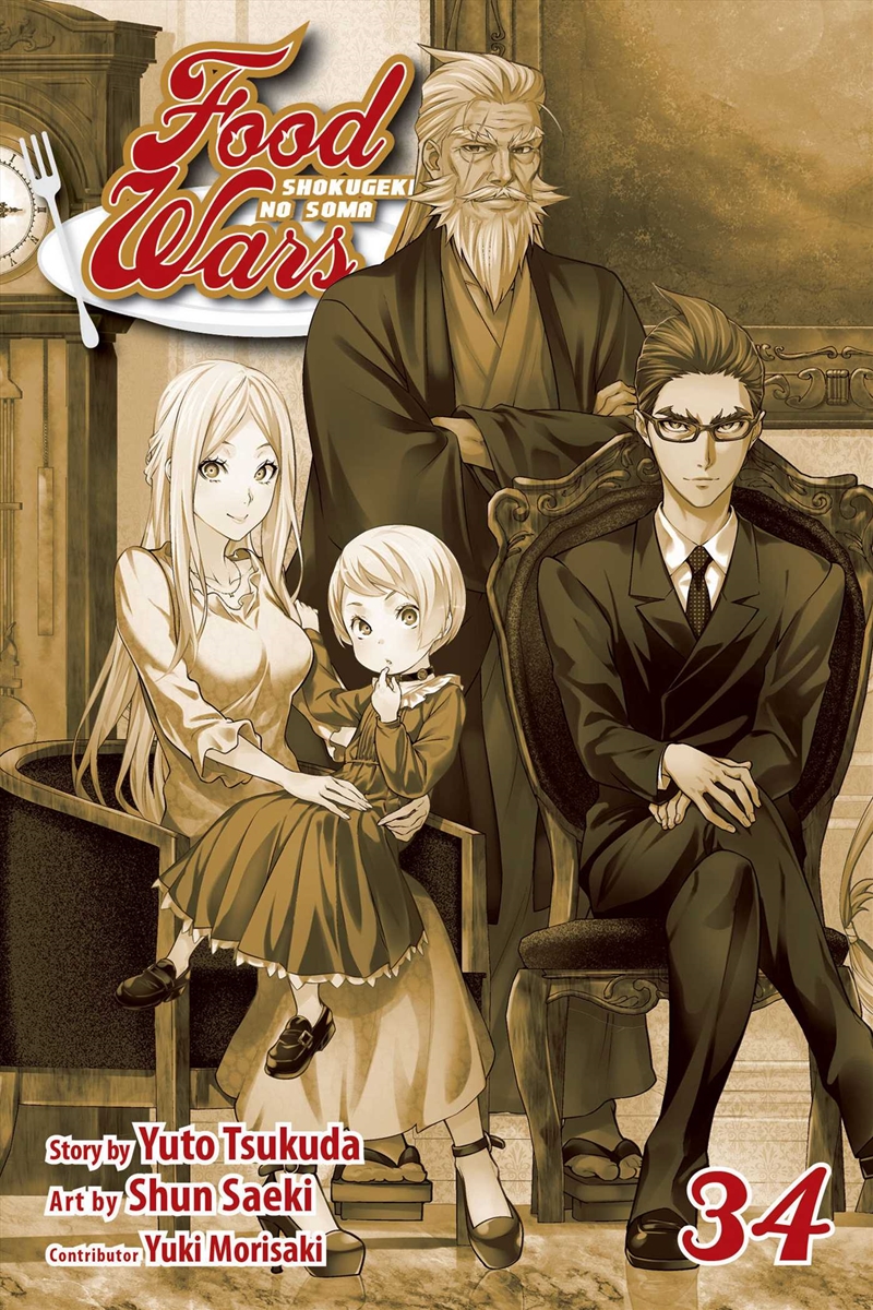 Food Wars!: Shokugeki no Soma, Vol. 34/Product Detail/Manga