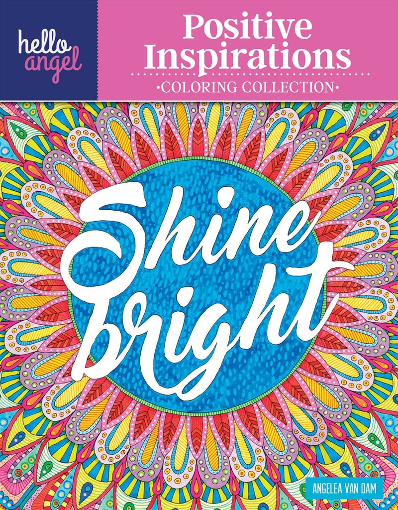 Hello Angel Positive Inspirations Coloring Collection/Product Detail/Adults Colouring