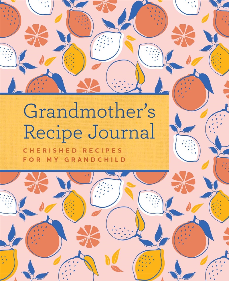 Grandmother's Recipe Journal/Product Detail/Recipes, Food & Drink