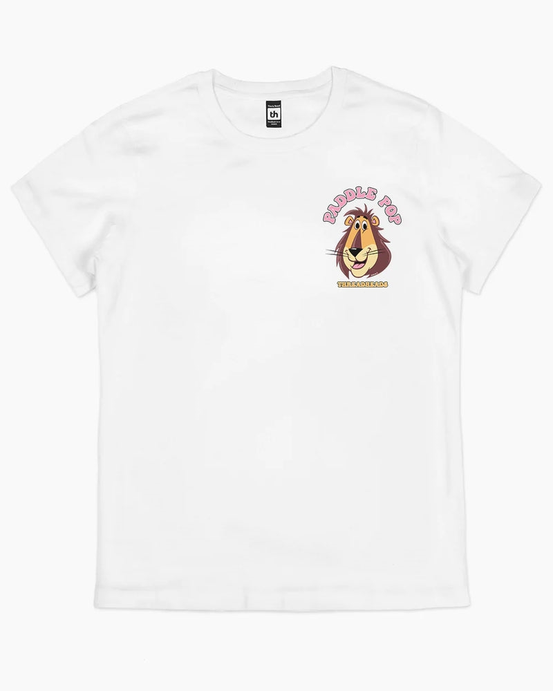 Paddle Pop Lion Pocket Print Tee - Women's - White - Size M/Product Detail/Shirts