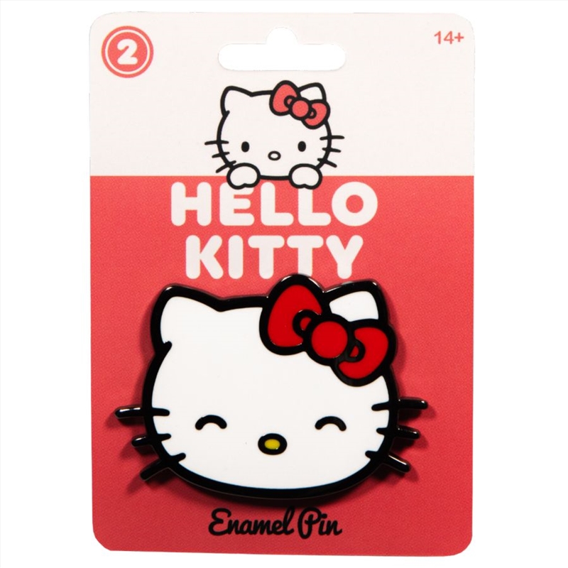 Hello Kitty - #2 Blushing Pin/Product Detail/Buttons & Pins