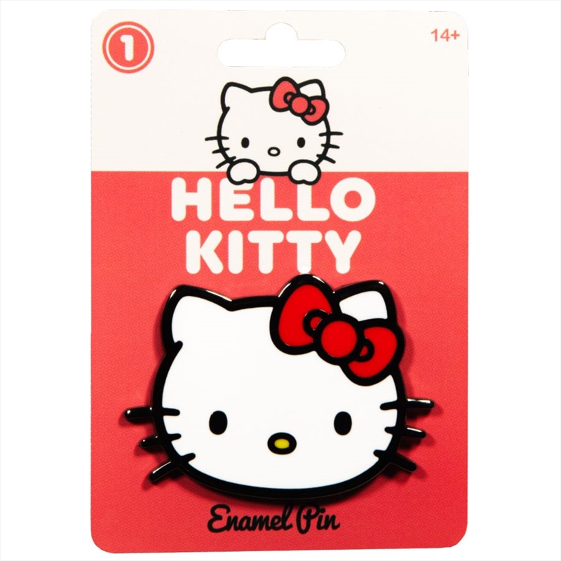Hello Kitty - #1 Face Pin/Product Detail/Buttons & Pins