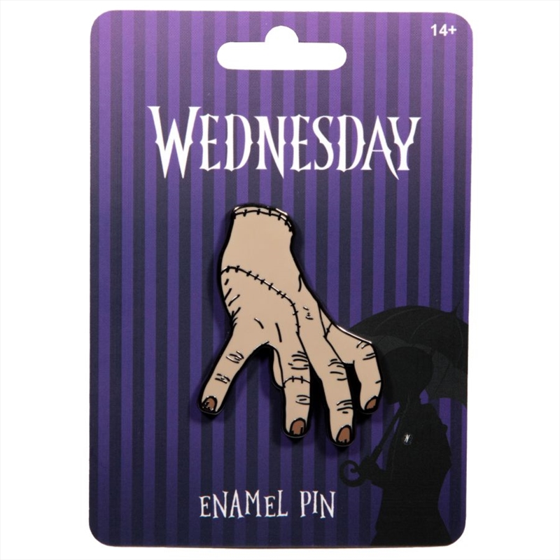 Wednesday - Thing Enamel Pin/Product Detail/Buttons & Pins