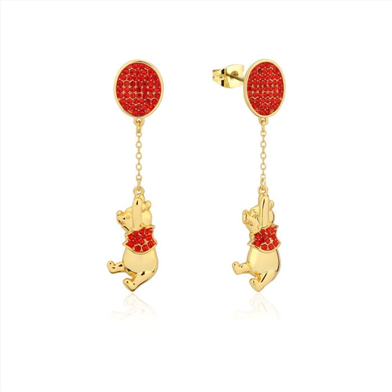 Winnie The Pooh Crystal Drop Earrings/Product Detail/Jewellery