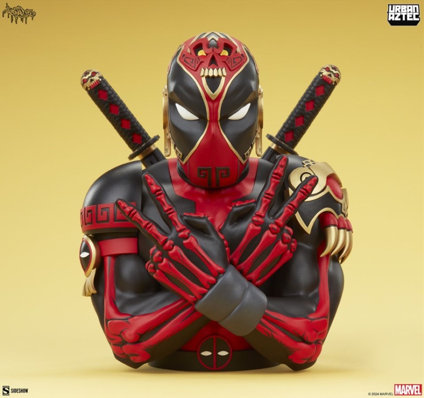 Deadpool - Aztec Designer Bust by Jesse Hernandez/Product Detail/Busts