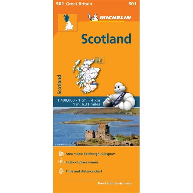 Scotland - Michelin Regional Map 501/Product Detail/Geography