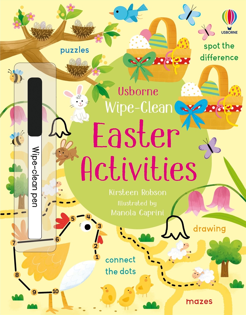 Wipe Clean Easter Activities/Product Detail/Kids Activity Books