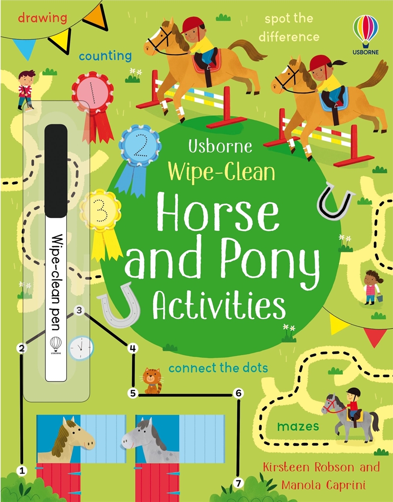 Wipe Clean Horse And Pony Activities/Product Detail/Kids Activity Books