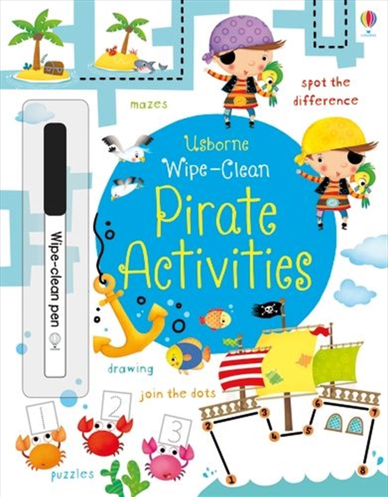 Wipe Clean Pirate Activities/Product Detail/Kids Activity Books