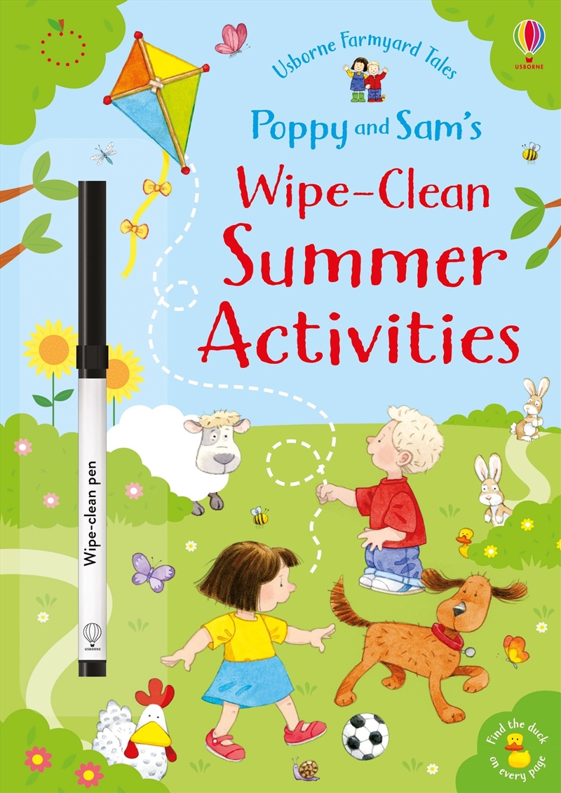 Fty Poppy & Sams Wipe Clean Summer/Product Detail/Kids Activity Books