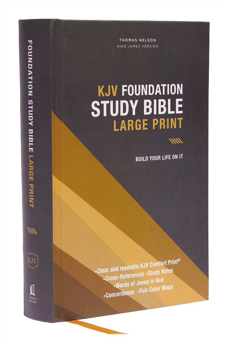 Kjv Foundation Study Bible Comfort Print [Rl, Lp]/Product Detail/Religion & Beliefs