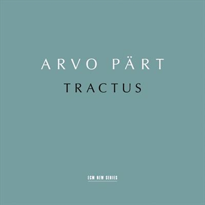 Arvo Part: Tractus/Product Detail/Classical