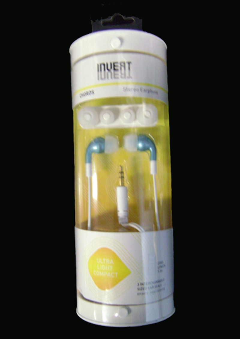 Chords Earbuds Invert Aqua/Product Detail/Headphones