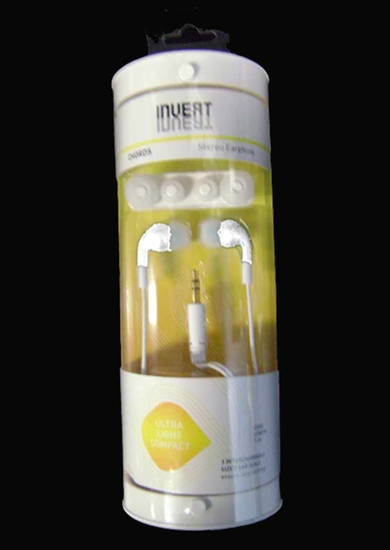 Chords Earbuds Invert White/Product Detail/Headphones