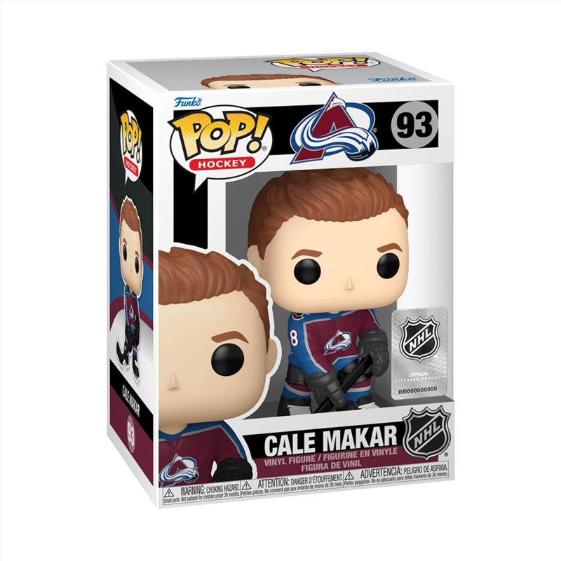 NHL: Avalanche - Cale Makar Pop! Vinyl/Product Detail/Sport
