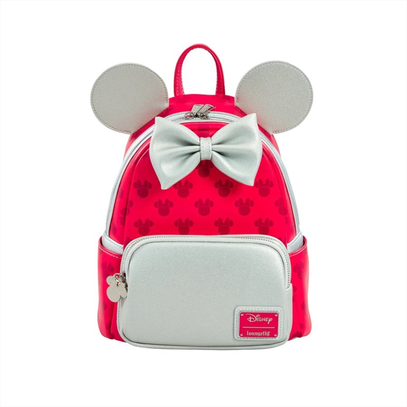 Loungefly Disney - Minnie Mouse (Red & Silver) US Exclusive Mini Backpack [RS]/Product Detail/Bags