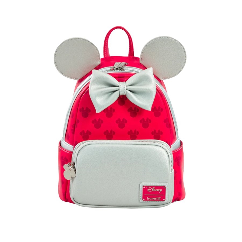 Loungefly Disney - Minnie Mouse (Red & Silver) US Exclusive Mini Backpack [RS]/Product Detail/Bags