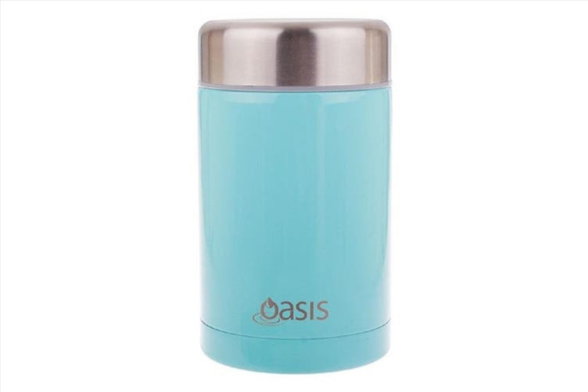 Oasis Stainless Steel Vacuum Insulated Food Flask 450ml - Spearmint/Product Detail/Flasks & Shot Glasses