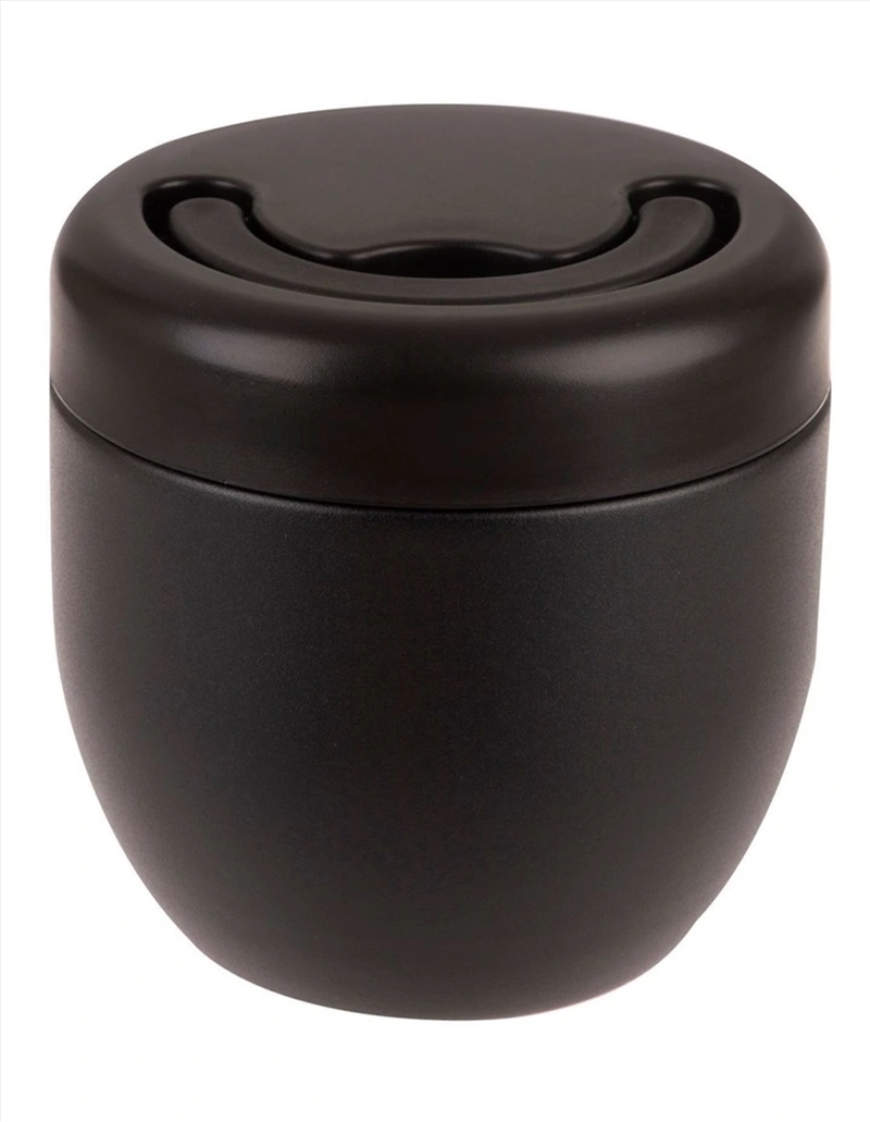 Oasis Stainless Steel Double Wall Insulated Food Pod 470ml - Black/Product Detail/Drinkware