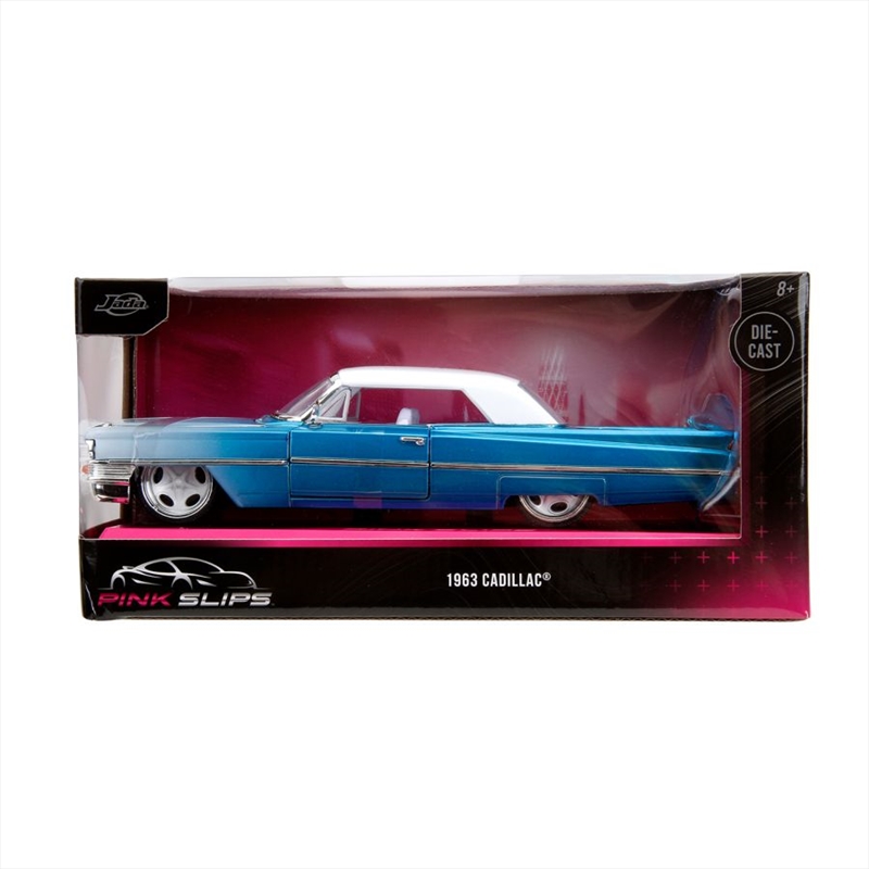 Pink Slips - 1963 Cadillac 1:24 Scale Diecast Vehicle/Product Detail/Figurines