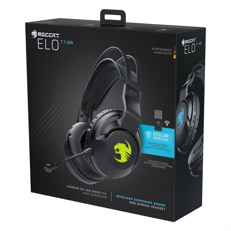 Roccat Elo 7.1 Air Wireless Surround Sound RGB Gaming Headset/Product Detail/Gaming Headphones & Headsets