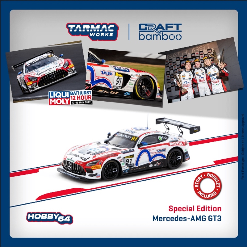Mercedes-AMG GT3 - Bathurst 12 Hour 2022 - Craft-Bamboo Racing - M. Engel / D. Juncadella / K. Tse/Product Detail/Figurines