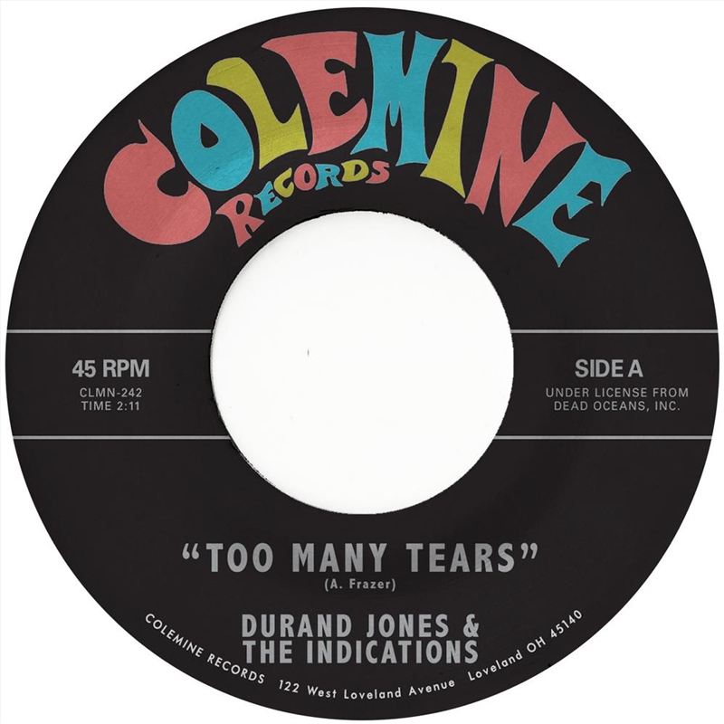 Too Many Tears / Cruisin' To The Parque [7In] (Sea Glass Blue Vinyl)/Product Detail/R&B