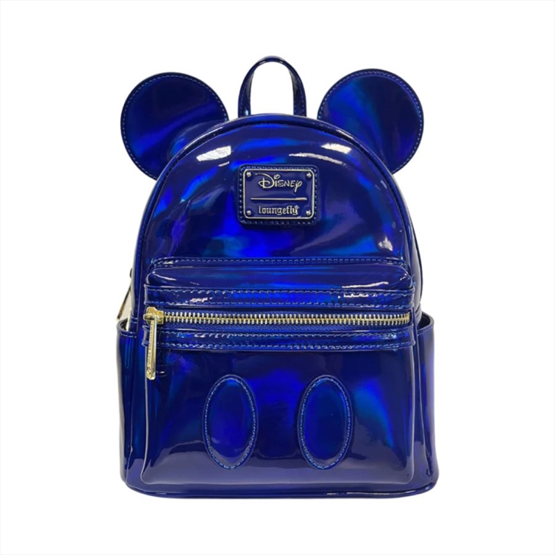 Loungefly Disney - Mickey (Blue Oil Slick) Mini Backpack [RS]/Product Detail/Bags