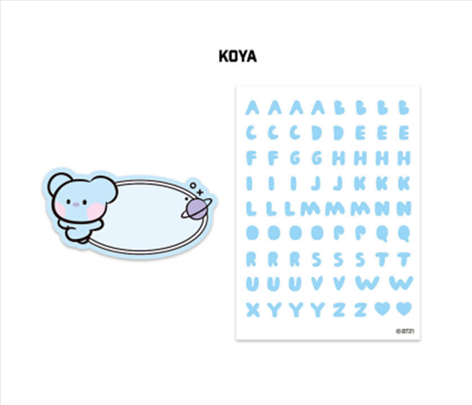 Acrylic Badge W/ Sticker: Koya/Product Detail/Buttons & Pins
