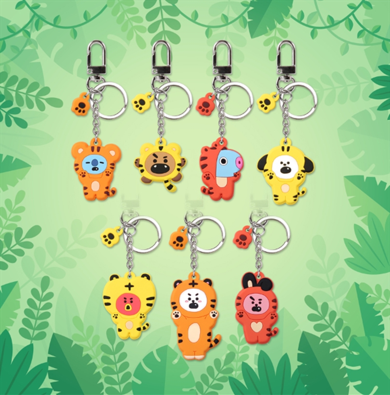 Bt21 Tiger Keying: All 7 Characters/Product Detail/Keyrings