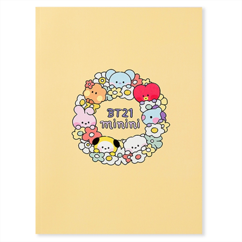 Bt21 New Semester Line Yellow Notebook/Product Detail/KPOP Merch
