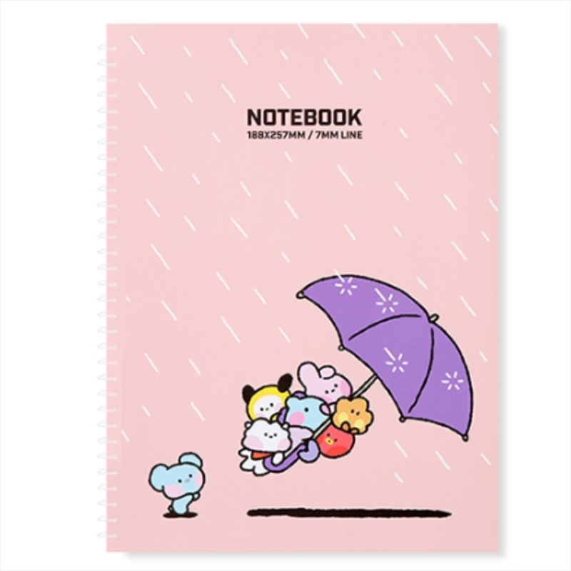 Bt21 Spring  Pink Notebook/Product Detail/Notebooks & Journals