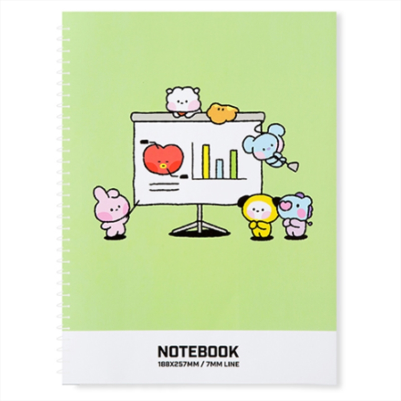 Bt21 Spring Green Notebook/Product Detail/Notebooks & Journals
