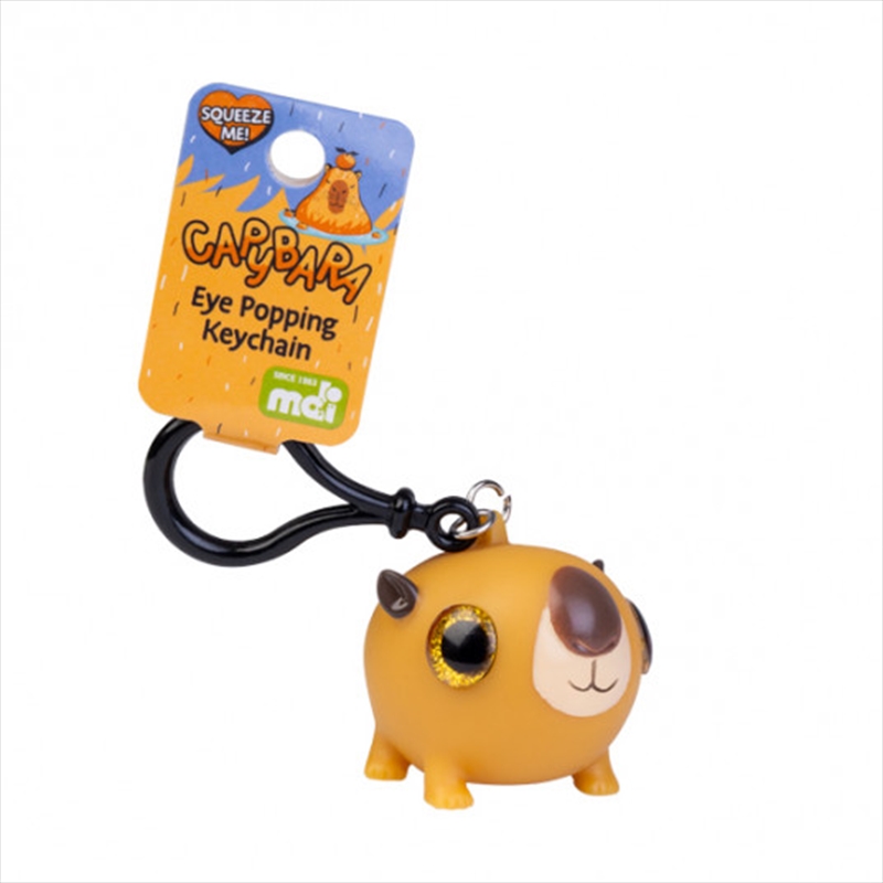Capybara Eye Popping Keychain/Product Detail/Keyrings