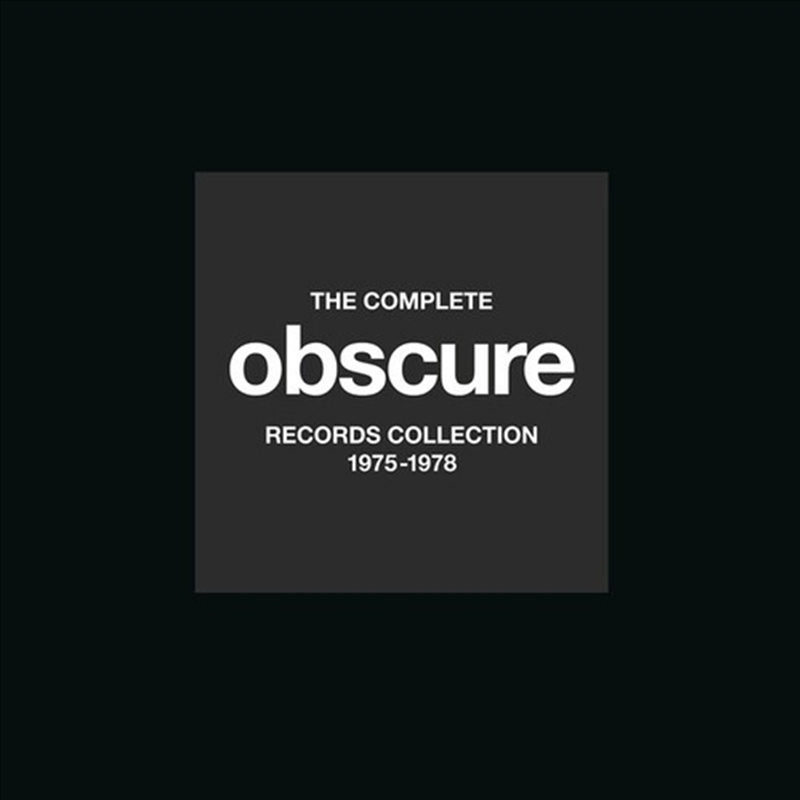 Complete Obscure Records Collection / Various - Limited Boxset with Book/Product Detail/Jazz